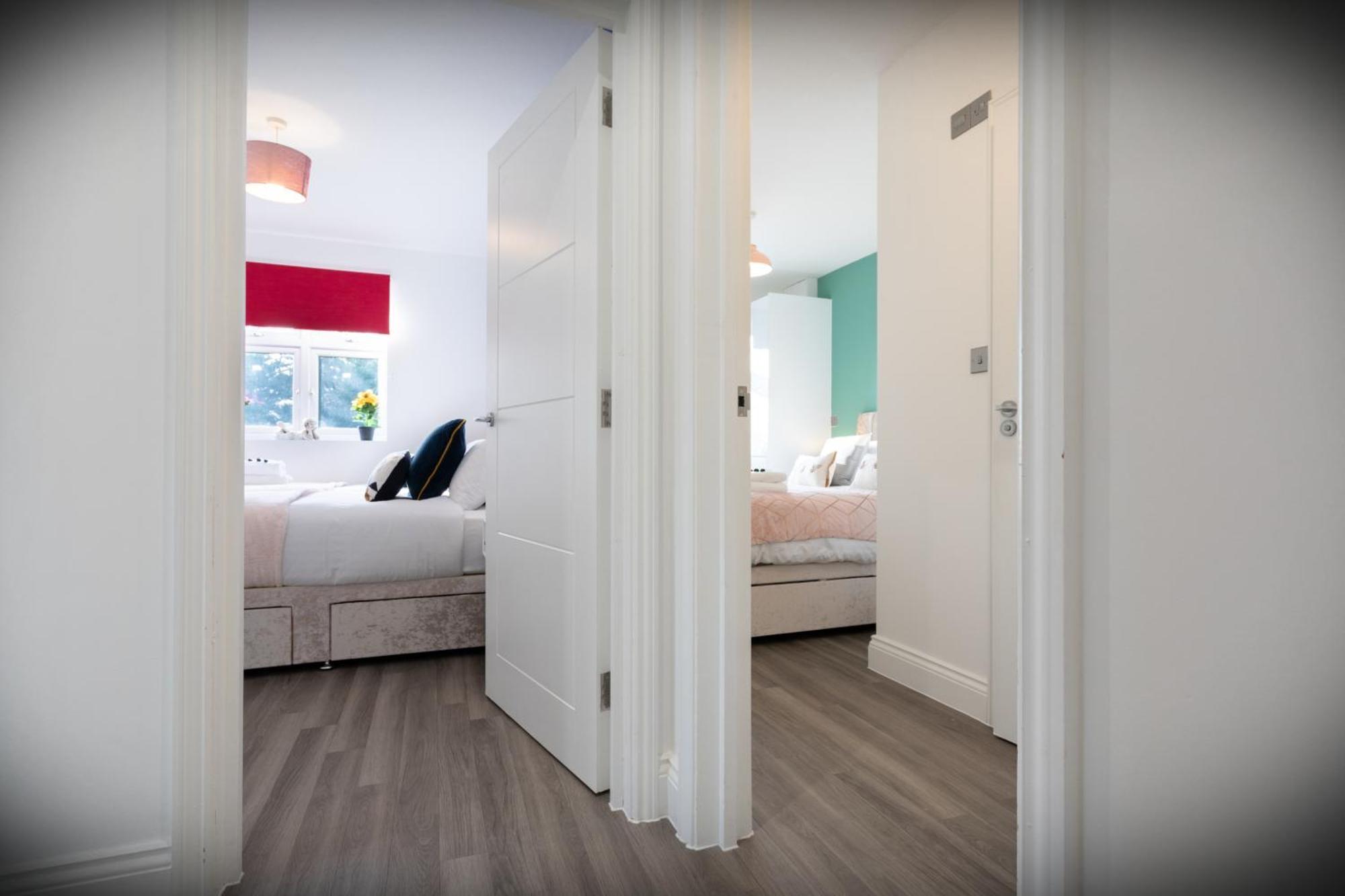 Hatfield Haven - Modern 2-Bed Retreat Near Uni, Business Park & City Center, Free Parking, Big Savings On Longer Stays Hatfield (Hertfordshire) Exterior foto